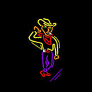 Vegas Cowboy Handmade Art Neon Sign