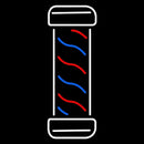 Vertical Barber Logo Handmade Art Neon Sign