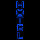Vertical Double Stroke Hotel Handmade Art Neon Sign