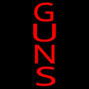 Vertical Guns Handmade Art Neon Sign