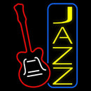 Vertical Jazz With Guitar 2 Handmade Art Neon Sign