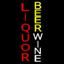 Vertical Liquor Beer Wine Handmade Art Neon Sign