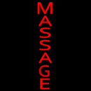 Vertical Red Massage Handmade Art Neon Sign