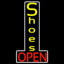 Vertical Shoes Open Handmade Art Neon Sign