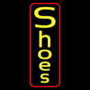 Vertical Yellow Shoes Handmade Art Neon Sign
