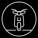 Vespa Front Handmade Art Neon Sign