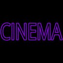 Violet Cinema Handmade Art Neon Sign
