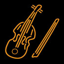 Violin Handmade Art Neon Sign