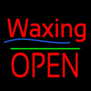 Waxing Block Open Green Line Handmade Art Neon Sign