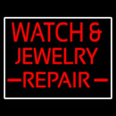 Watch And Jewelry Repair Red Handmade Art Neon Sign