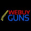 We Buy Guns Handmade Art Neon Sign
