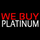 We Buy Platinum Handmade Art Neon Sign