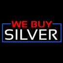 We Buy Silver Block Handmade Art Neon Sign