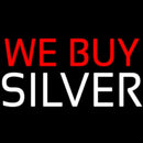 We Buy Silver Handmade Art Neon Sign