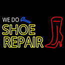 We Do Shoe Repair Handmade Art Neon Sign