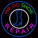 We Do Shoe Repair Handmade Art Neon Sign