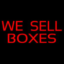 We Sell Boxes Handmade Art Neon Sign