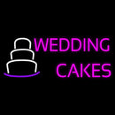 Wedding Cakes In Pink Handmade Art Neon Sign