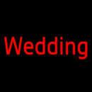 Wedding Cursive Handmade Art Neon Sign