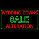 Wedding Gown Alteration Handmade Art Neon Sign