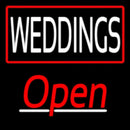 Weddings Script2 Open Handmade Art Neon Sign