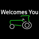 Welcomes You Logo Handmade Art Neon Sign