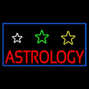 White Astrology Handmade Art Neon Sign