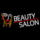 White Beauty Salon With Girl Handmade Art Neon Sign