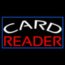 White Card Red Reader Handmade Art Neon Sign