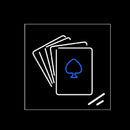 White Cards Poker Handmade Art Neon Sign