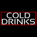 White Cold Drinks Handmade Art Neon Sign