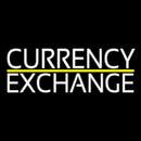 White Currency Exchange Handmade Art Neon Sign
