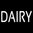 White Dairy Handmade Art Neon Sign