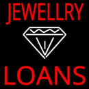 White Diamond Jewelry Loans Handmade Art Neon Sign