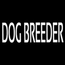 White Dog Breeder Handmade Art Neon Sign
