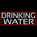 White Drinking Water Handmade Art Neon Sign