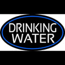 White Drinking Water Handmade Art Neon Sign
