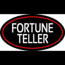 White Fortune Teller Handmade Art Neon Sign