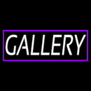 White Gallery With Border Handmade Art Neon Sign