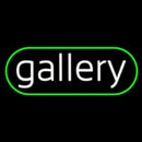 White Letters Gallery With Border Handmade Art Neon Sign
