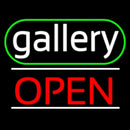 White Letters Gallery With Open 3 Handmade Art Neon Sign