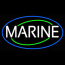 White Marine Handmade Art Neon Sign