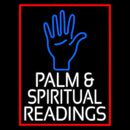 White Palm And Spiritual Readings Handmade Art Neon Sign