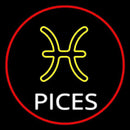 White Pisces Handmade Art Neon Sign