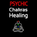 White Psychic Chakras Healing Handmade Art Neon Sign