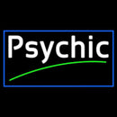 White Psychic Green Line Handmade Art Neon Sign