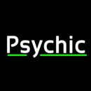 White Psychic Green Line Handmade Art Neon Sign