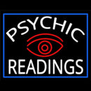 White Psychic Readings And Red Eye Handmade Art Neon Sign