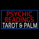 White Psychic Readings White Tarot And Palm Handmade Art Neon Sign