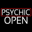 White Psychic Red Border Open Handmade Art Neon Sign